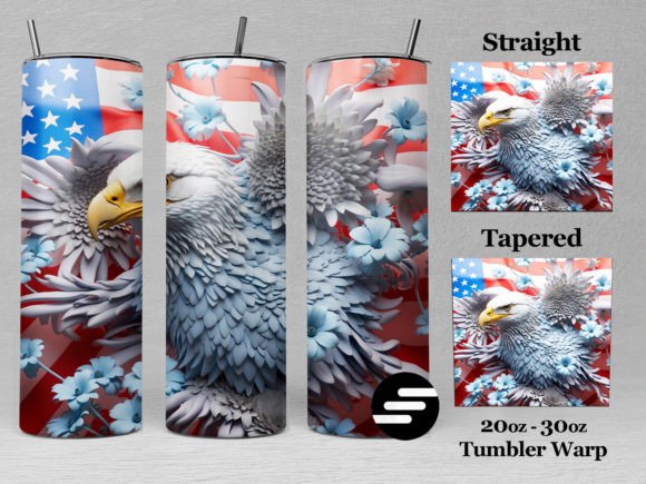 America Tumbler Wrap PNG: Graphics for Crafts