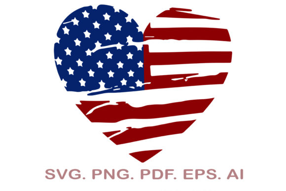 American Distressed Flag SVG for Graphics and Crafts