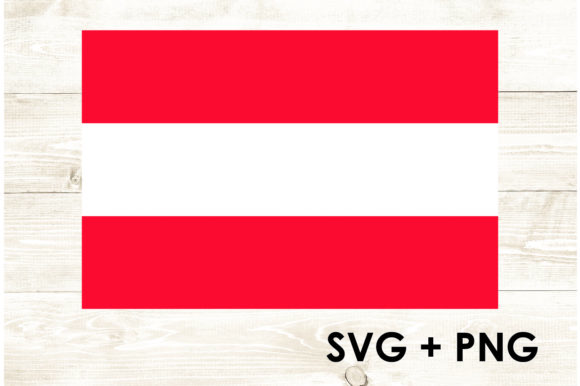 Austria Flag Graphics for Crafts & Content Publishing