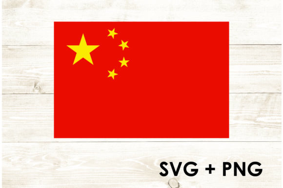 China Flag Graphics for Local Business Crafts