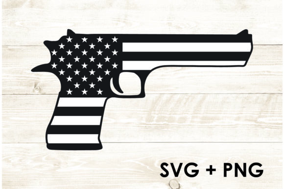 Desert Eagle Flag: Graphics for Crafts & Content