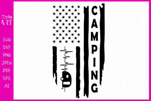Distress Flag Camping, Camping USA