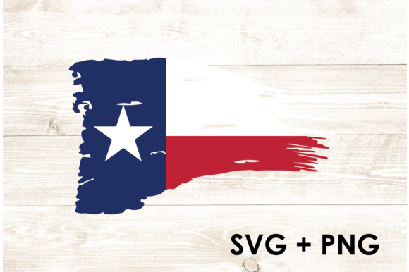 Distressed Texas Texan Flag Graphics for Crafts