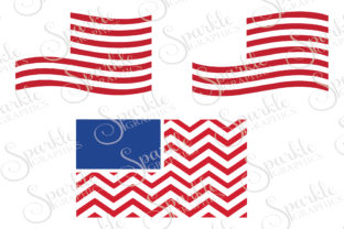 Flag Monogram Frame Cut Files: Graphics for Crafts Projects