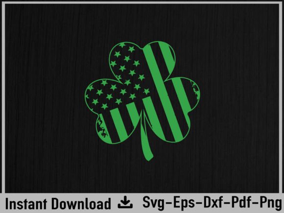 Irish American Flag Vintage