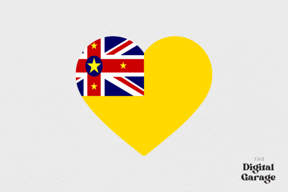 Niuie Heart Flag: Graphics & Crafts Asset Review