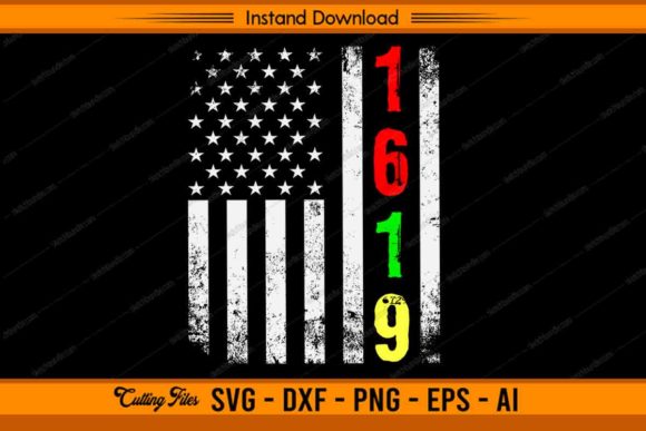 Project 1619 Our Ancestors American Flag Graphics & Crafts