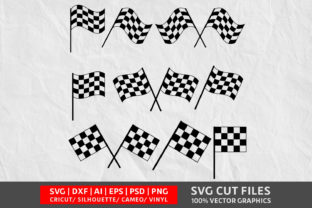 Racing Flag Graphics for Crafts & Content Publishing